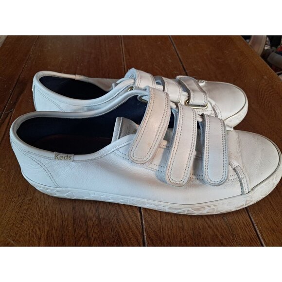 Keds x Kate Spade White Foxing Dtrap Slip-On Sneakers 8 - Picture 1 of 4
